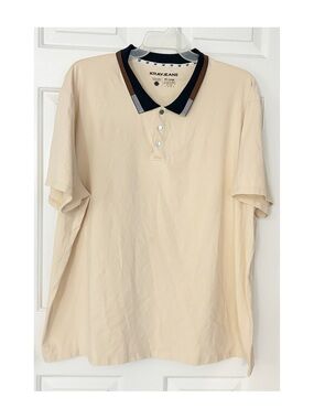 XRAY JEANS Men's Beige Polo Shirt Size 5X